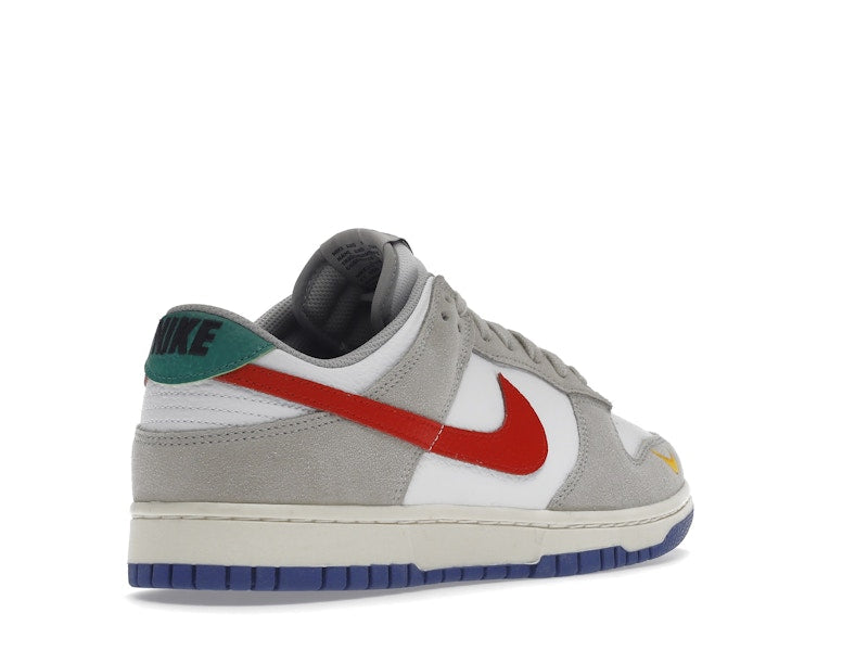 Nike Dunk Low Light Iron Ore Red Blue
