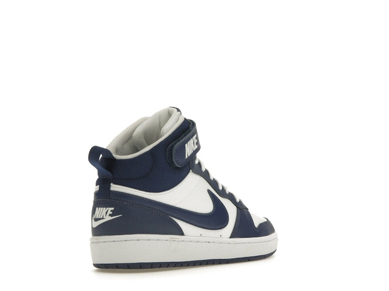 Nike Court Borough Mid 2 White Blue Void (GS)
