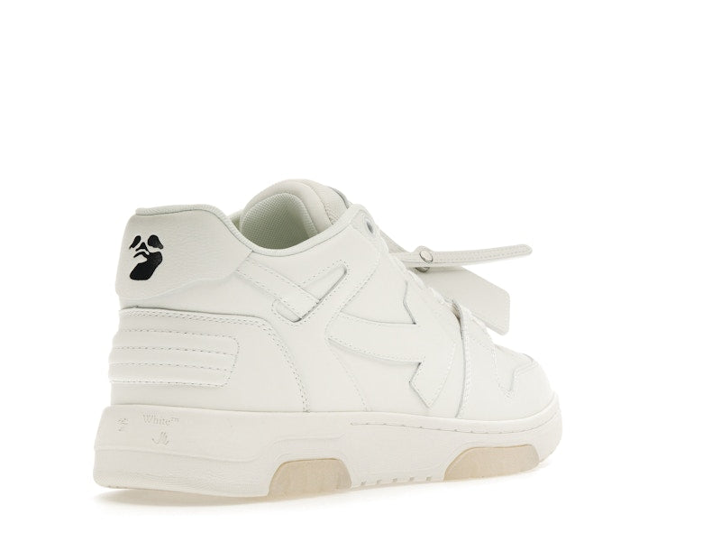 OFF-WHITE Out Of Office OOO Low Tops Triple White