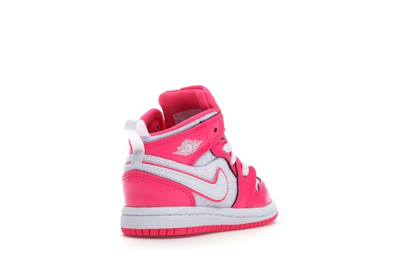 Jordan 1 Mid Hyper Pink White (TD)