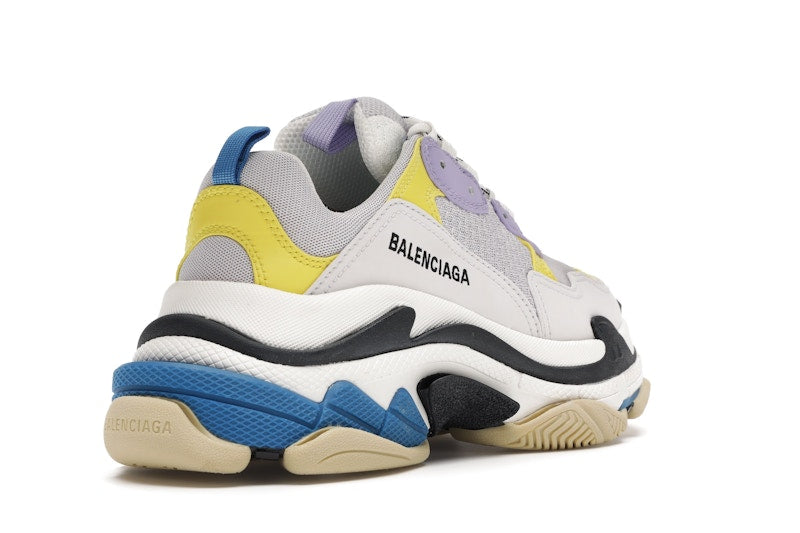 Balenciaga Triple S Purple Yellow Blue (Women's)