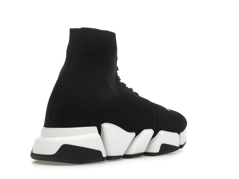 Balenciaga Speed 2.0 Lace Up Black White