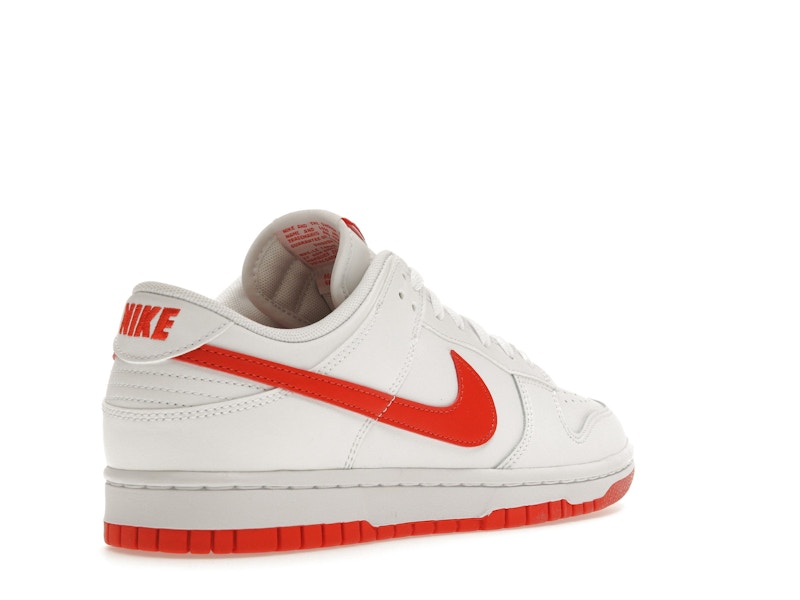 Nike Dunk Low Retro White Picante Red