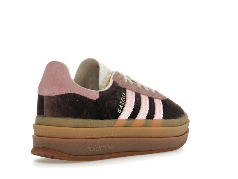 adidas Gazelle Bold Shadow Brown Warm Clay Glow Pink (Women's)