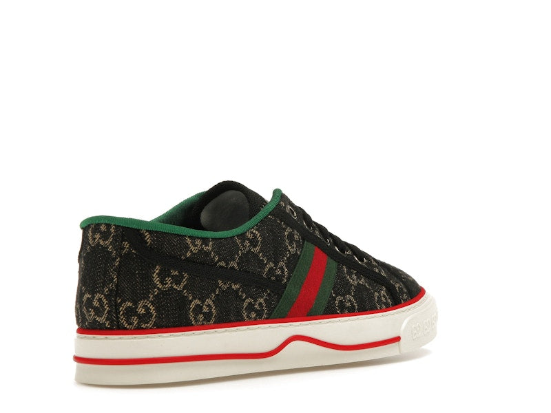 Gucci Tennis 1977 GG Logo Black Multi