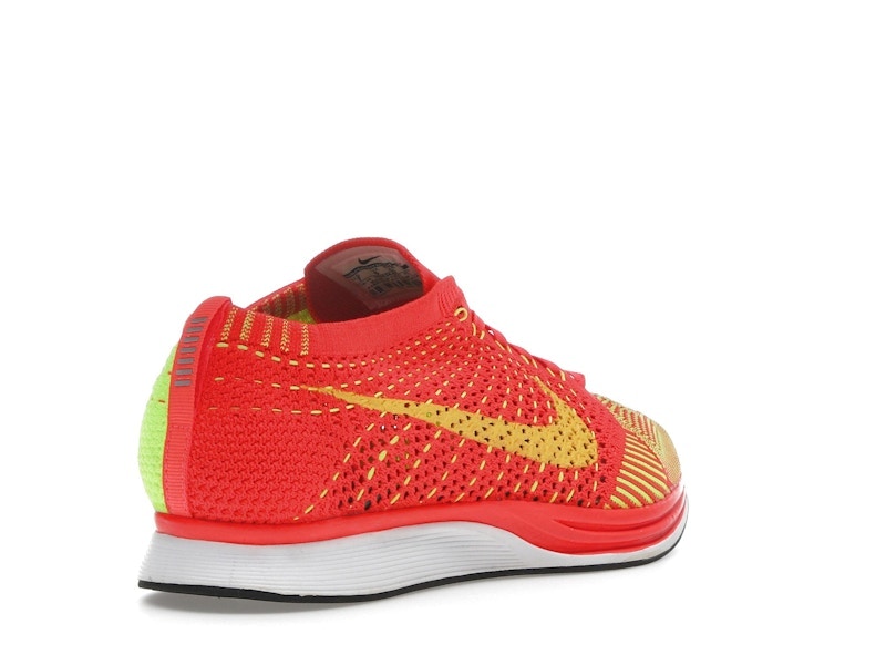 Nike Flyknit Racer Bright Crimson Volt