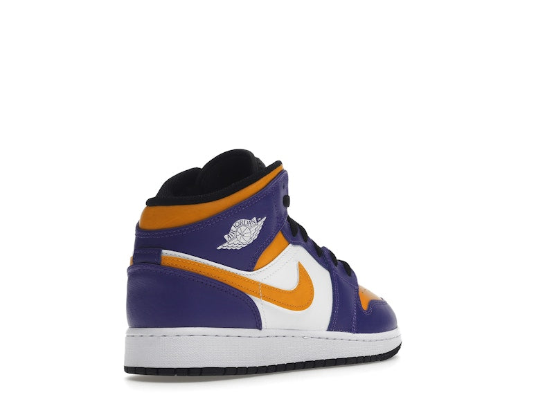 Jordan 1 Mid Lakers (2022) (GS)