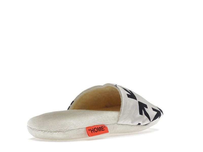 OFF-WHITE Arrow Pattern Slippers White/Black