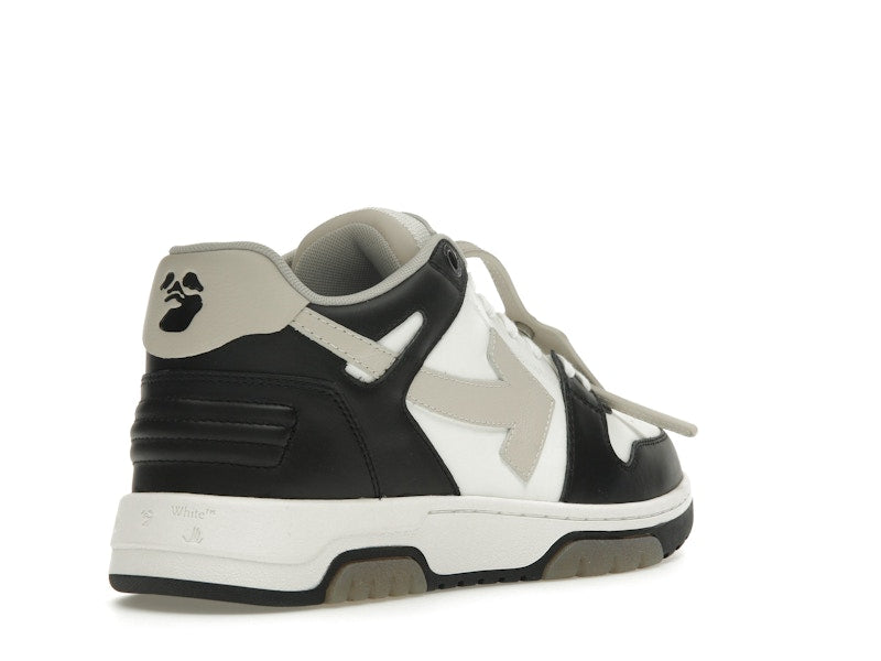 OFF-WHITE Out Of Office OOO Low Tops Black Beige