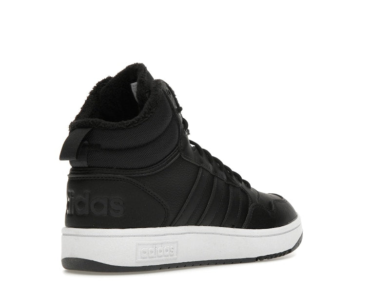 adidas Hoops 3.0 Mid Classic Fur Lining Winterized Core Black Cloud White