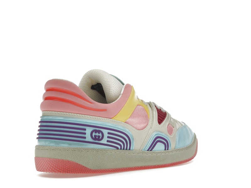Gucci Basket Low-Top Sneaker Light Blue Demetra Pink (Women's)