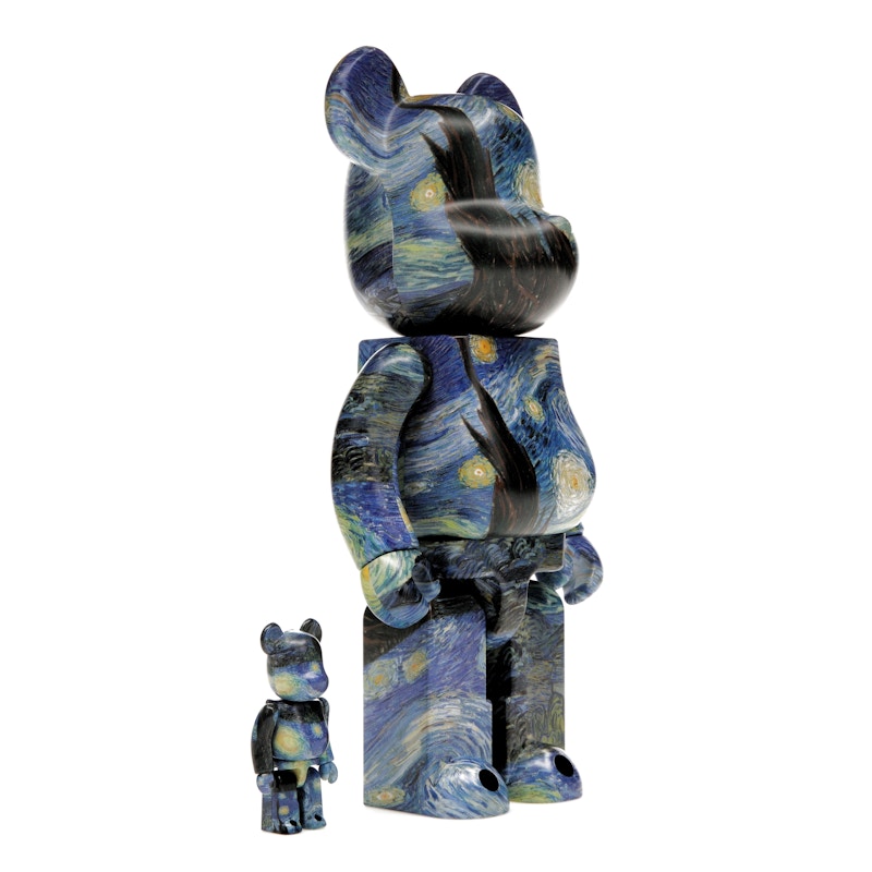 Bearbrick Vincent van Gogh The Starry Night 100% & 400% Set