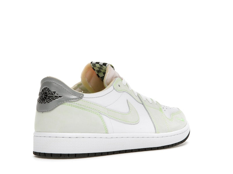 Jordan 1 Retro Low White Ghost Green Black