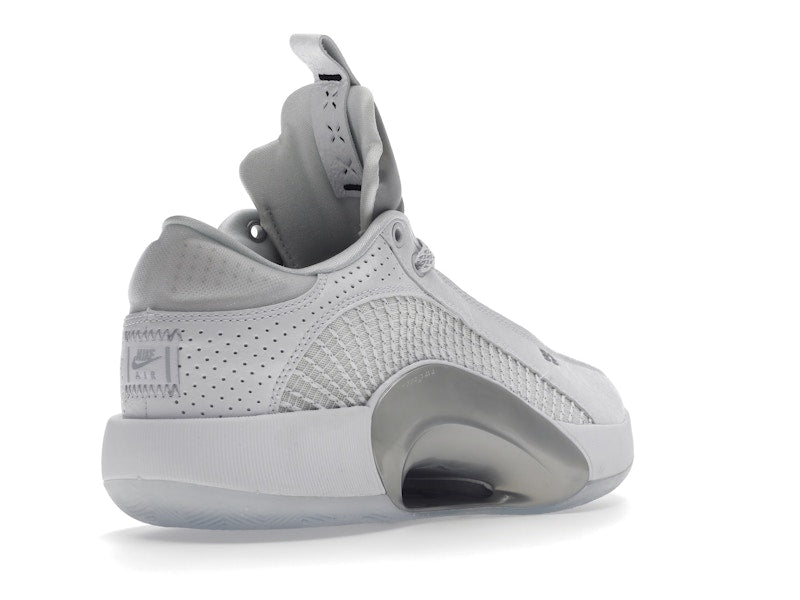 Jordan XXXV Low Metallic Silver (Clear Sole)