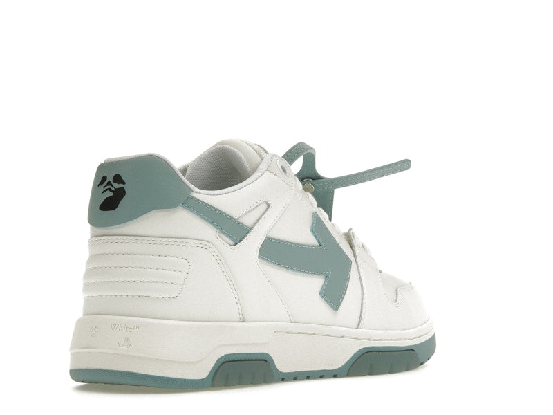 OFF-WHITE Out Of Office OOO Low Tops White Celadon