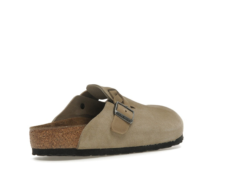 Birkenstock Boston Braided Suede Taupe