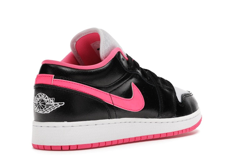 Jordan 1 Low Black White Hyper Pink (GS)