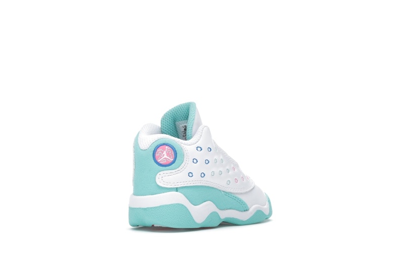 Jordan 13 Retro White Soar Green Pink (TD)