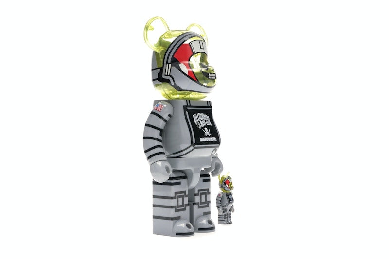 Bearbrick x Billionaire Boys Club x Neighborhood 100% & 400% Set White/Black
