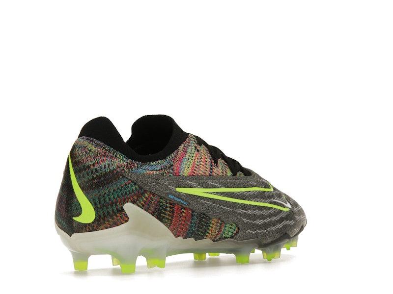 Nike Gripknit Phantom GX Elite Fusion FG Black White Blue Glow Volt