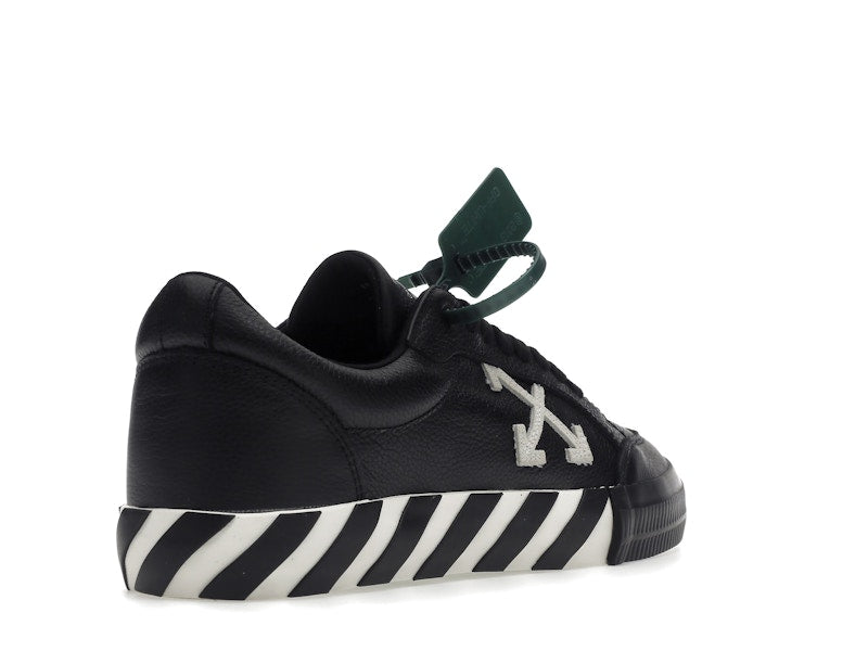 OFF-WHITE Vulc Low Leather Black White SS22