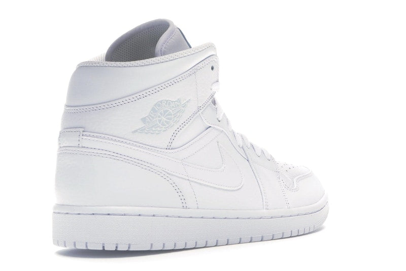 Jordan 1 Mid Triple White (2018)