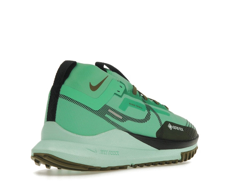 Nike React Pegasus Trail 4 Gore-Tex Spring Green Olive Flak Mint Foam Black
