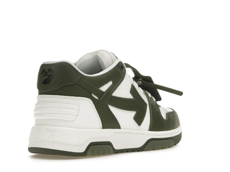 OFF-WHITE Out Of Office OOO Low Tops White Khaki