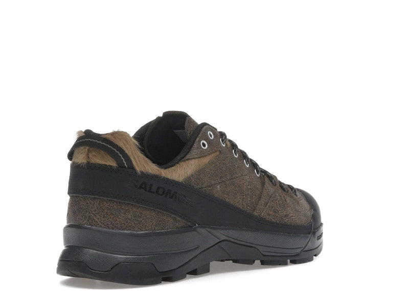 Salomon X-ALP Low Distressed Leather Dark Earth Black