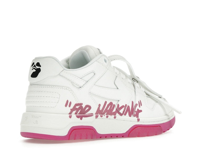 OFF-WHITE Out Of Office Low Tops (W) For Walking Fuschia