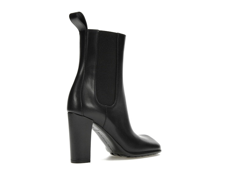 Bottega Veneta Storm Moulded Toe Leather Chelsea Boot Black (Women's)