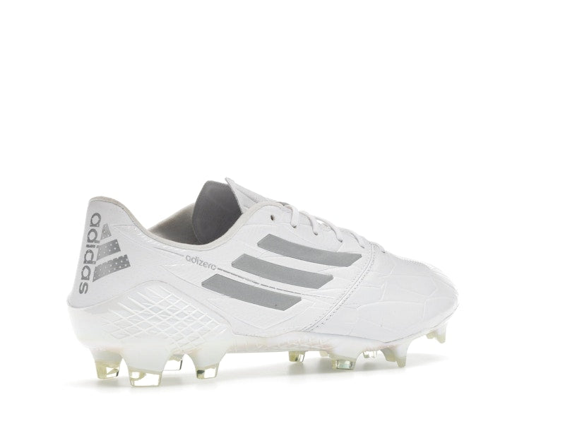 adidas Adizero F50 4 Leather FG White Silver Metallic