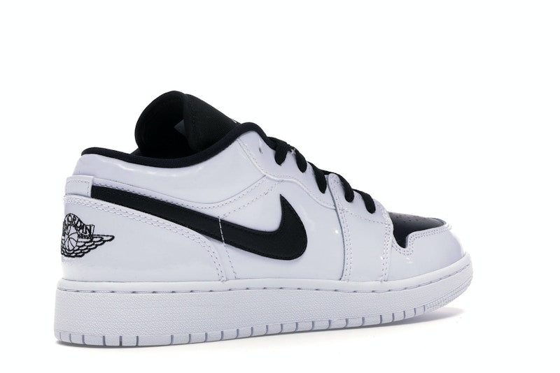 Jordan 1 Low White Black Patent (GS)
