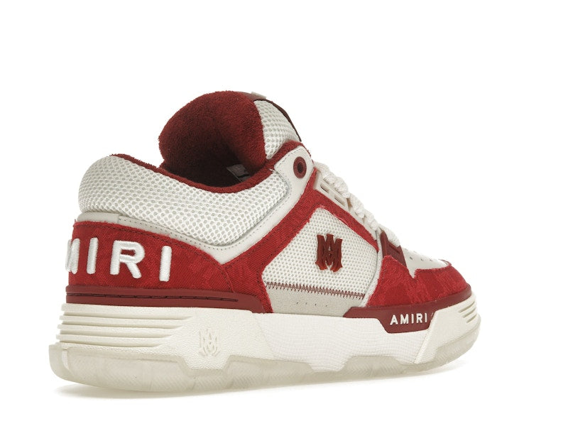 AMIRI MA-1 Deep Red Quad Monogram Print