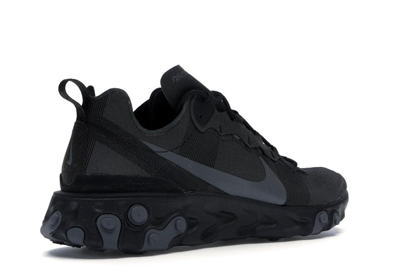 Nike React Element 55 Triple Black