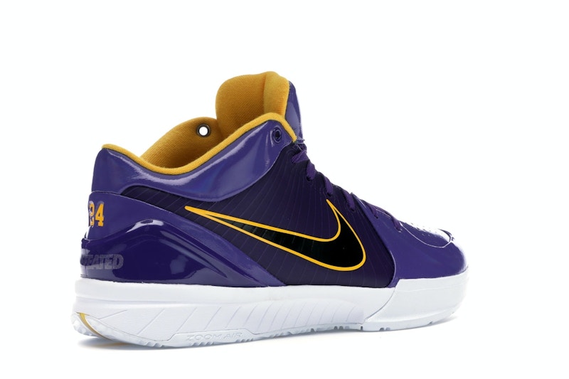 Nike Kobe 4 Protro Undefeated Los Angeles Lakers