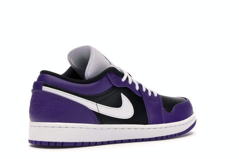 Jordan 1 Low Court Purple Black