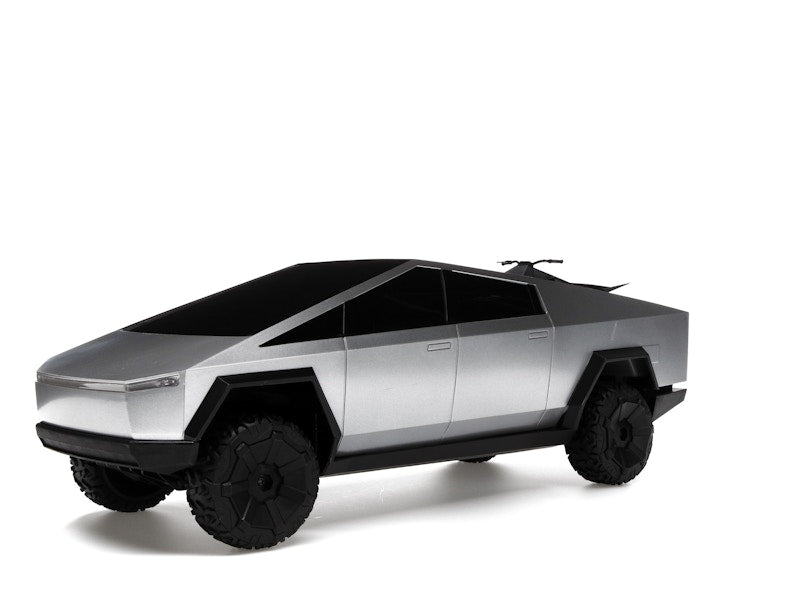 Hot Wheels x Tesla Cybertruck 1:10 Scale RC Car (2021 Version w/ Cyberquad)