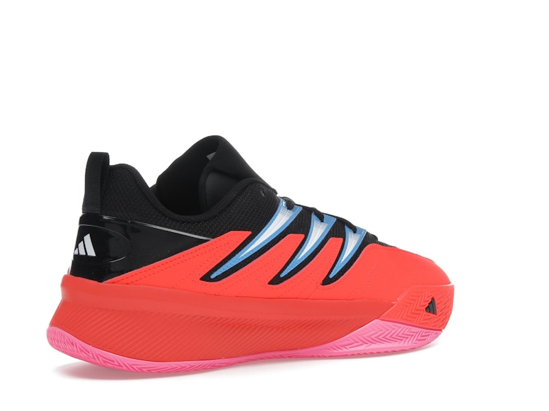 adidas Dame Certified 3 Low Solar Red Core Black Cloud White