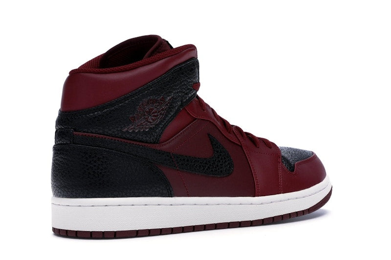 Jordan 1 Retro Mid Team Red Black