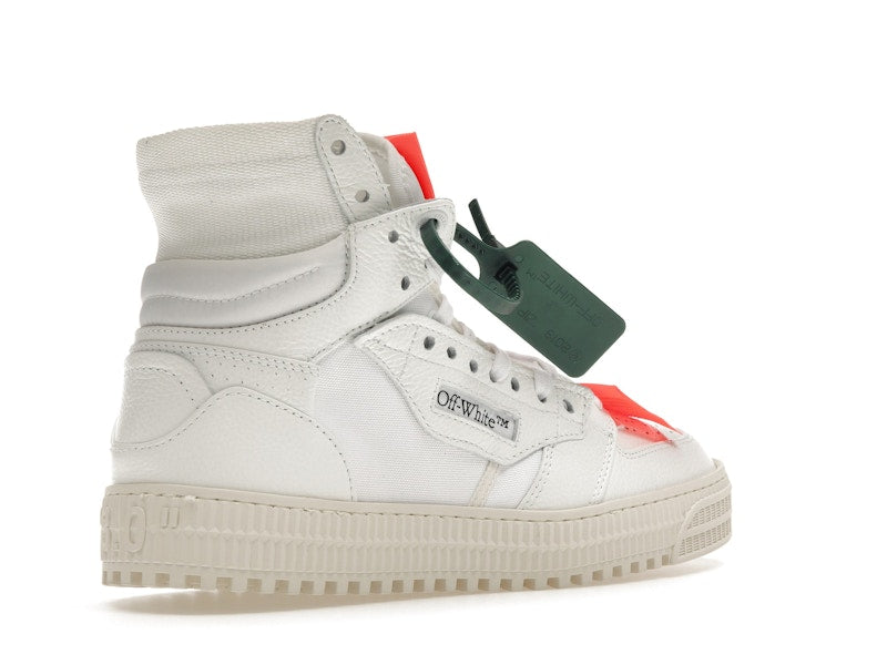 OFF-WHITE Off Court 3.0 Leather White White Orange (Bold Medial Logo)