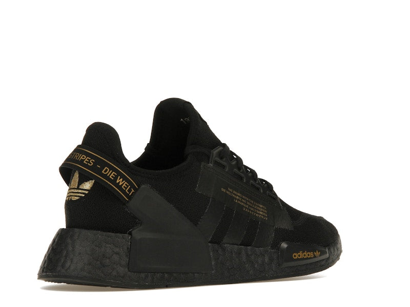 adidas NMD R1 V2 Black Gold Metallic