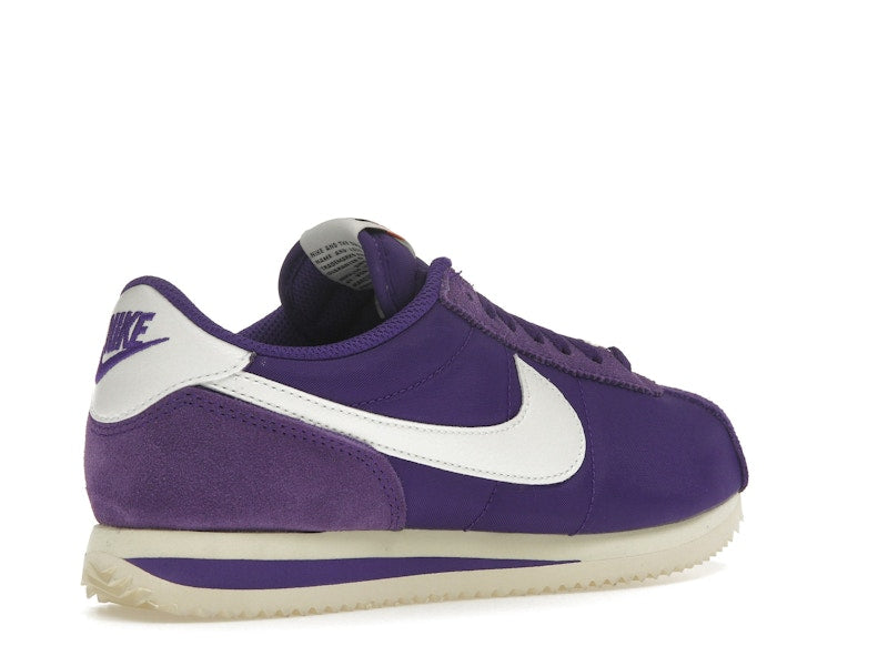 Nike Cortez Textile Field Purple Alabaster Safety Orange Summit White (Women's)