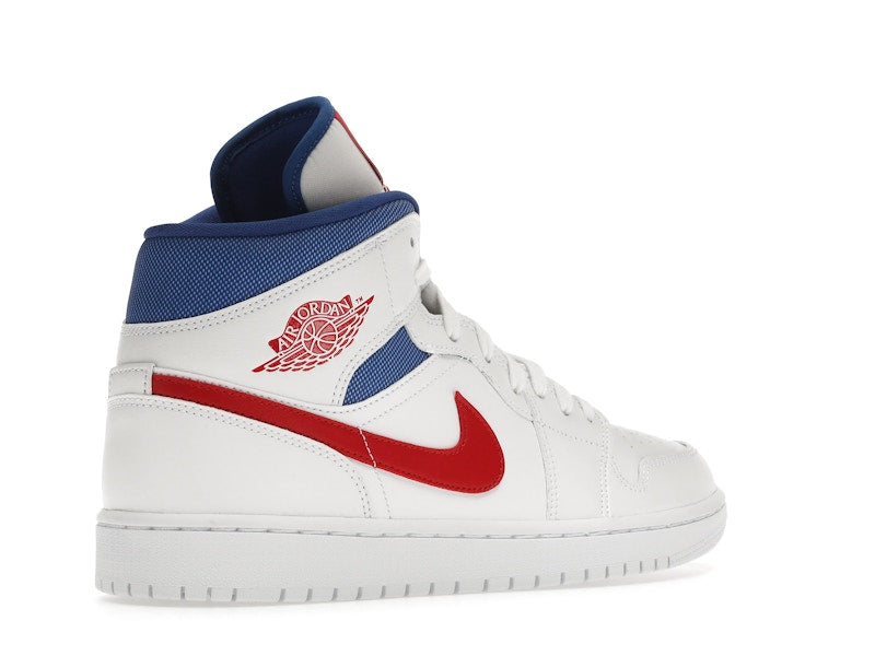 Jordan 1 Mid White Red Royal (Women's)