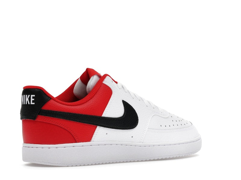 Nike Court Vision Low White Black University Red