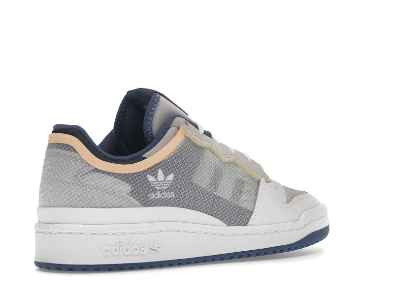 adidas Forum Low TT Cloud White Acid Orange Crew Blue