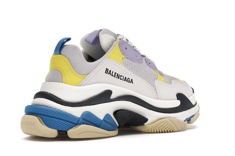 Balenciaga Triple S Purple Yellow Blue (Women's)