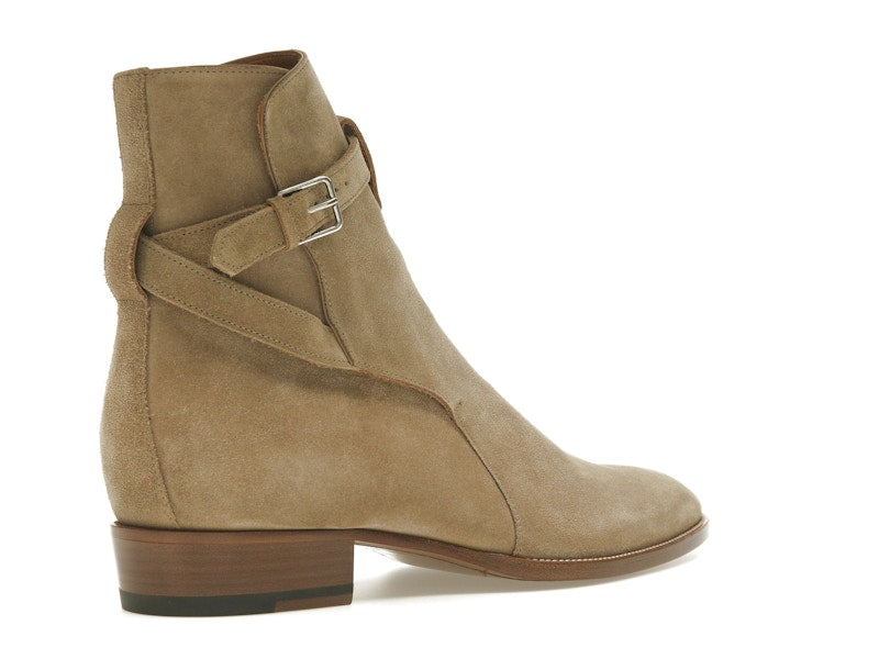 Saint Laurent Wyatt Jodhpur Boot Tobacco Suede