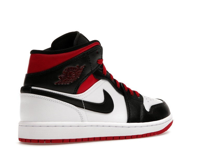 Jordan 1 Mid Gym Red Black Toe
