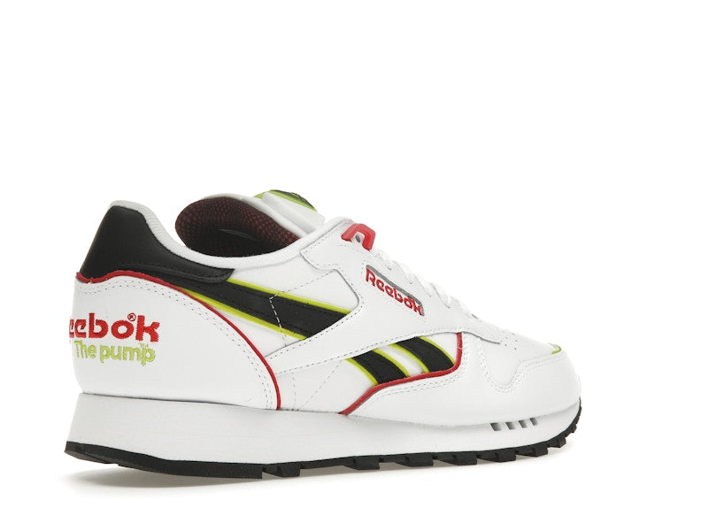 Reebok Classic Leather The Pump White Acid Yellow